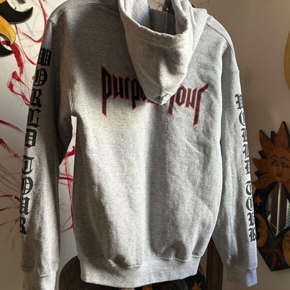 Justin Bieber Purpose 2015 Album 2016 Tour Hoodie Sweatshirt Size S - Picture 10 of 15